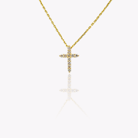 Shared claw diamond cross