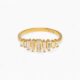 Scala Baguette Nine Across Diamond Ring