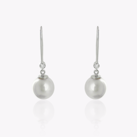 South Sea Pearl Drop Earrings