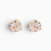 18ct Rose Gold Morganite Studs