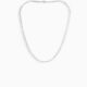 Serata 18ct white gold diamond tennis necklace with continuous round brilliant diamonds