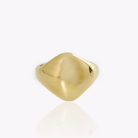 18ct Yellow Gold Dome Ring