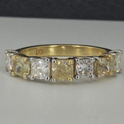 18K Yellow & White Gold Yellow & White Diamond Ring