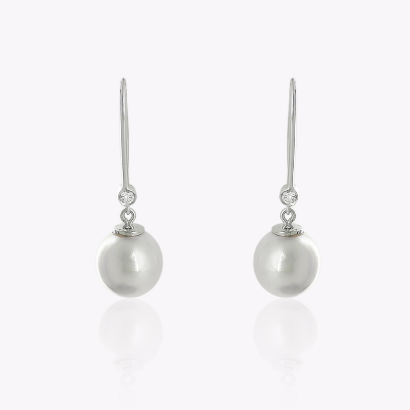 South Sea Pearl Drop Earrings