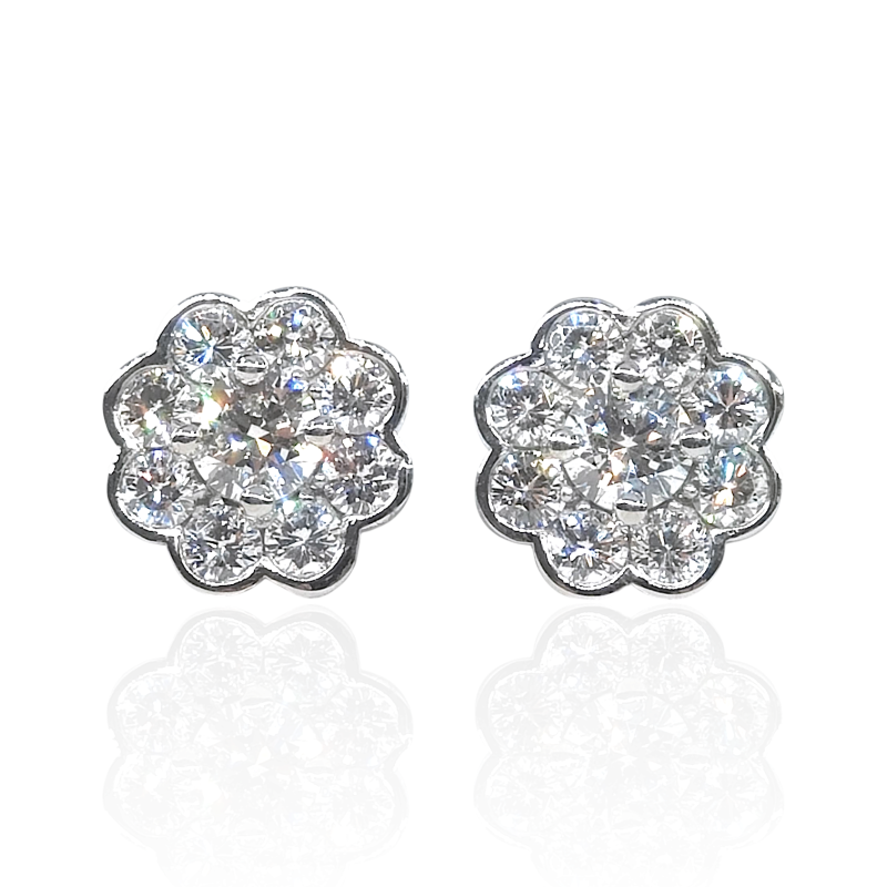 Cluster Diamond Studs