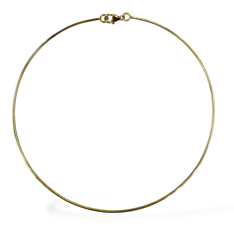 Solid 18ct Yellow Gold Choker