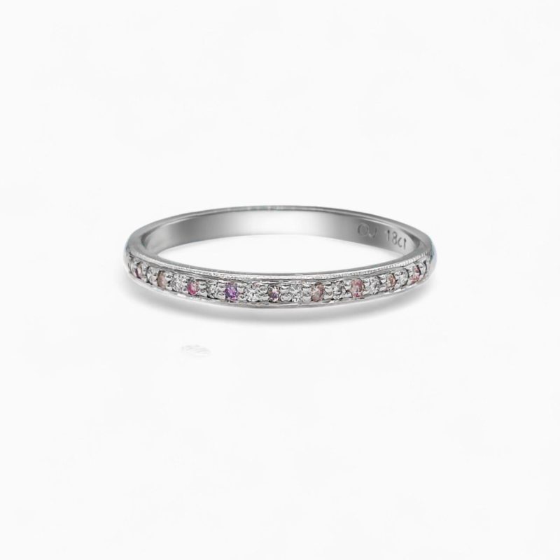 ring pink and white - Whisper